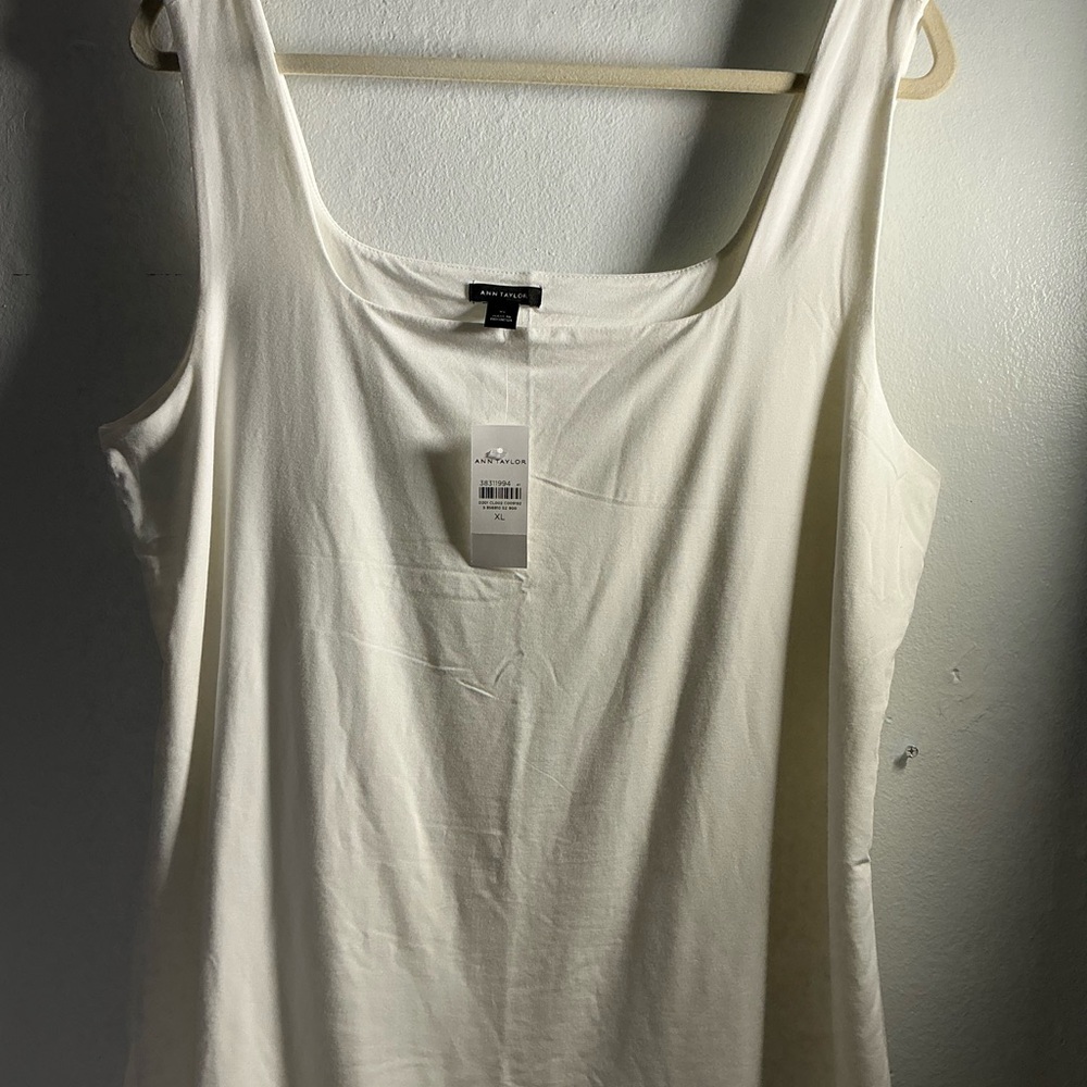 Ann Taylor white Crewneck Tee size XL - Picture 5 of 16